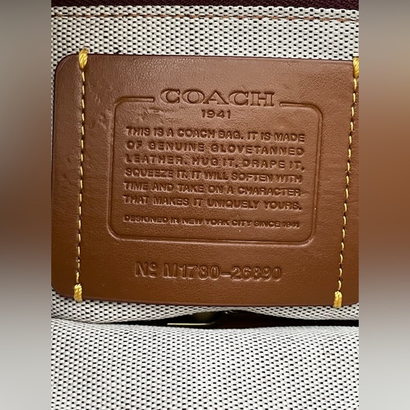 COACH 1941 Rogue 31 Peony Pink Pebble Leather Tea Rose & Rivets - Picture 14 of 16